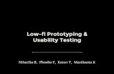 Usability Testing Low-fi Prototyping · Prototype iteration Usability Testing Method Results Learnings. Low-fi Prototyping. MISSION ... Quick & Efficient. PROTOTYPE . ONBOARDING.