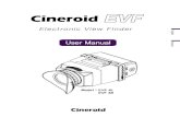 English User Manual - Imagecraft Productionsimagecraftproductions.com/wp-content/uploads/Cineroid_EVF_4B_an… · The Cineroid EVF (hereafter referred to as“EVF”) is a view finder