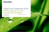 Business Tax Conference 2015 · MTIC update and risks • Recap on MTIC fraud o Telecoms/ Alcohol/ Energy/ Pharma/ Commodity trading o Grey/ parallel market trading/ FMC’s o Not