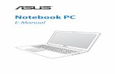 Notebook PC - Asusdlcdnet.asus.com/pub/ASUS/nb/S400CA/E7598_eManual_S400CA.pdf · PC and ensure that your power adapter complies with this rating. Do not use damaged power cords,