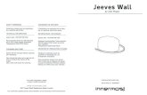 by Jake Phipps...INSTALLATION GUIDE FOR: Jeeves Wall US - WJ028302 TECHNICAL INFORMATION Jeeves wall - G9 MAX 5W (US) Recommended bulb: Any G9 LED Bulb up to 500 Lumen output, dimmable.