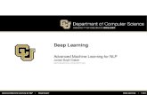 Deep Learning - legacydirs.umiacs.umd.edulegacydirs.umiacs.umd.edu/~jbg/teaching/CSCI_7000/02c.pdf · Advanced Machine Learning for NLP j Boyd-Graber Deep Learning j 3 of 8. Objective