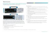 Digital Storage Oscilloscope - Tektronix€¦ · Built-in Scope Intro handbook provides operating instructions and oscilloscope fundamentals The instrument user interface and the