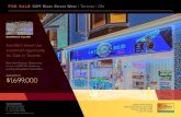 1229 Bloor Street West | Toronto | ON€¦ · Toronto, ON M2J 4W9 +1 416 777 2200 BLOORDALE VILLAGE Excellent Mixed-Use Investment Opportuni ty ... through a lane way via St. Clarens