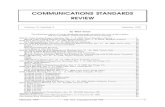 COMMUNICATIONS STANDARDS REVIEW · February 1999 Vol. 10.2 Copyright © CSR 1999 1 COMMUNICATIONS STANDARDS REVIEW Volume 10, Number 2 February 1999 In This Issue The following reports