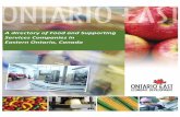 A directory of Food and Supporting Services Companies in …ontarioeast.ca/sites/default/files//docs/2015 OEEDC FOOD... · 2015. 12. 9. · International Truckload Services Inc. (ITS)