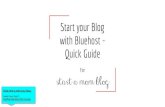 Start your Blog with Bluehost - Quick Guide...forwarding email addresses, autoresponders, and many more! Step 3: Step 3. You can then go in and create the email of your choice by clicking