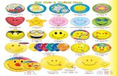 Get Well & Smiley Face - brodys8004balloons.com · Smiley Star 18" 174543 .79 Smiley Face 18" 477389 .59 Yellow Back Mr. Happy Face 18" 101091 .59 1-sided To Cheer You Smiley 9" 174963