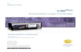 Automation Logic Controller · testing the C90 Plus Automation Logic Controller. The Communications Guide contains detailed information on the Modbus, DNP, IEC 61850, and IEC 61870-5-104