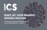READY, SET, COVID BREAKOUT SESSIONS: FACILITIES...A Playbook for Reopening Minnesota’s Schools July 21, 2020 from 8:00 a.m. –9:00 a.m. AQ Introduction from Arif • What do we