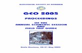 geosociety.rogeosociety.ro/wp-content/uploads/2019/07/GEO2005_Proceedings.pdf · GEO 2005 - PROCEEDINGS Annual Scientific Session of the Geological Society of Romania – Rosia Montana,