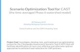 Scenario Optimization Tool for CAST...Feb 20, 2019  · Scenario Optimization Tool for CAST (the time-averaged Phase 6 watershed model) Project Goal: Investigate, develop, test, and