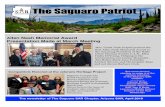 New The Saguaro Patriot · 2019. 4. 10. · Saguaro Chapter and his Canyon Ridge School. Presentation of the Lydia Darragh Medal Saguaro Chapter Junior Members Seth and Brandon Nevers