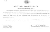 New Syllabus University of Calcutta · 2017. 11. 23. · M.Sc. Syllabus-Botany, University of Calcutta, 2017 4 Significance of grades: On the basis of the cumulative results of the
