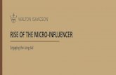 RISE OF THE MICRO-INFLUENCER - Sysomos€¦ · The Truth and Lie ABOUT SOCIAL No, for the most part, consumers are not in love with brands.No, consumers do not want to have a conversation