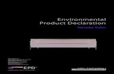 Environmental Product Declaration - EPD Turkey · The company continuously improves his processes with the integrated management system to ensure the fair balance between efficiency,