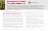 COVID-19 Response: Agriculture€¦ · • An e-newsletter and social media campaign for dairy producers in crisis, women in agriculture, and agribusiness professionals so they can