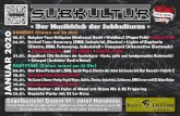 Adobe Photoshop PDF - SUBKULTUR HANNOVER · Babylon-Tour: Reliquiae (Mediaeval Rock) + WaldkauZ (Pagan Folk) 24.01. United Tour: Accessory (EBM, Industrial, Electro) + Lights of Euphoria