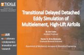Transitional Delayed Detached Eddy Simulation of ... · Dr. Jim Coder Assistant Professor Hector D. Ortiz-Melendez Graduate Research Assistant Department of Mechanical, Aerospace