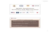 MORE Symposium Summary and Way Forward€¦ · 11.06.2015 1 C.M.A.A U.S. Departmentof State MORE Symposium Summary and Way Forward 1 – 3 June 2015, Siem Reap GICHD – Operations