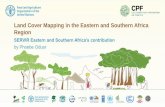 Land Cover Mapping in the Eastern and Southern Africa Region · Land Cover Mapping in the Eastern and Southern Africa Region ... •Input data for GHG reporting on Agriculture, Forestry