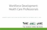 Workforce Development: Health Care Professionals He… · 3/04/2019  · Healthcare professionals, physicians, nurses, personal care attendances, licensed nursing assistants, EMTs,