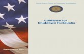 Guidance for Shutdown Furloughs - The National Guard€¦ · A shutdown furlough occurs when there is a lapse in annual appropriations. Shutdown furloughs can occur at the beginning