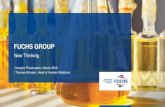 FUCHS GROUP...e.g. Engine & gear oils, hydraulic oils, shock absorber fluids, etc. Sales 2017: €2.5 bn (~80% international) by customer location 100,000 customers in more than 150
