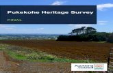 Pukekohe heritage survey appendices 2-9 · Building the Place Mid.1850s European settlement of the area begins; in particular, in the area today called Pukekohe East. Land and People