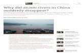 POLICY & LAWSCIENCEPOLITICSREPORT Why did 28,000 rivers … · rivers-china) , officials attributed the decline to global warming and outdated mapping techniques, saying previous