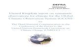 United Kingdom report on systematic observations for …...Systematic Observations Many agencies in the UK engage in the systematic observation of elements of the climate system. Invariably