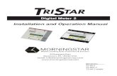 TRISTAR - Wholesale Solar...TriStar Meter 2 Operator’s Manual 3 TABLE OF CONTENTS 1.0 Important Safety Instructions 4 2.0 Meter Description 6 2.1 Meter Versions 7 2.2 General Use