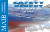 MAIB Safety Digest 2/2020...2. MAIB Safety Digest 2/2020. Part 1 - Merchant Vessels. e Maritime Industry is one of . a number of safety critical sectors along with others such as aviation,