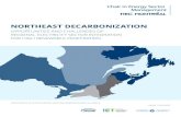 NORTHEAST DECARBONIZATION · Northeast can bring substantial benefits in reducing greenhouse gas (GHG) emissions through the deployment of renewable energy. In this region, as elsewhere