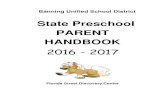 State Preschool PARENT HANDBOOK - Florida Street Discovery ...floridastreet.banning.k12.ca.us/documents/Handbooks/Florida Street... · Florida Street Discovery Center (“Discovery