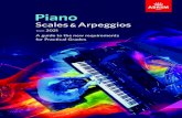 Piano - ABRSM · Piano Piano Scales & Arpeggios Scales & Arpeggios ABRSM Initial Grade GradeIn e W ABRSM’s revamped Piano Scales Trainer app is an all-in-one companion for practising