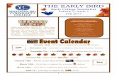 THE EARLY BIRD · 2019. 9. 5. · 1 THE EARLY BIRD Early College Newsletter Volume 3, Issue 1 Fall 2017 SCC EARLY COLLEGE CONTACT INFORMATION: Brian Tucker Early College Counselor