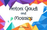 Antoni Gaudi · Antoni Gaudi is a Spanish architect/artist. He is best known for his organic designs which imitate and work with nature as opposed to competing and taking over. Many