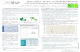 DEVELOPMENT OF MULTI-RESIDUE METHODS FOR PESTICIDE ...orgprints.org/29420/1/Poster_Euroanalysis2015_Guignard.pdf · wheat flour, durum, pasta) were collected from conventional and