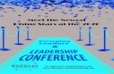 Emerging Leaders LEADERSHIP CONFERENCE files/2020...Emerging Leaders can be anyone in your institution. They are the employees who show promising potential for leadership roles or