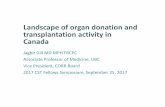 Overview of organ donation and transplantation activity in ...€¦ · Unadjusted 3-month, 1-, 3- and 5-Year Graft Survival in Kidney Transplant Patients, All ages, by Donor type,
