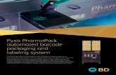 Pyxis PharmoPack automated barcode packaging and labeling ...€¦ · and smart chip technology The FND can show the number of each Pyxis PharmoPack canister and confirm its correct