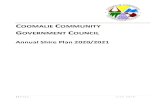 Annual Shire Plan 2020/2021 - coomalie.nt.gov.au€¦ · 24 Annual review of municipal, regional or shire plan (1) A council must adopt its municipal, regional or shire plan (or revisions