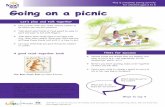 TM Going on a picnic - Decoda Literacy Solutions€¦ · sandwiches, water, etc.). Before you start packing, make a list together of what you will take. Invite your child to choose