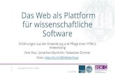 Slides: Software · The “write once, deploy anywhere” promise of HTML5 and the Open Web platform W3C 4. Language Archive Cologne 5. Juli 2016 CMDI Maker eine offline-fähige HTML5-Anwendung