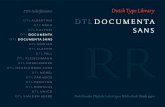 DTL Documenta & Sans - Dutch Type Library€¦ · dutch type library: dtl documenta · designer: frank e. blokland dtl Documenta Roman und Italic regular: Am 28. August 1749, mittags