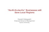 “Ka-Ki-Ku-ke-Ko” Businesses will Save Local Regions · Kyoto University. Economic Growth • OECD 1.68% twice in 2050 • Non-OECD 2.47% five times in 2050 • 185 countries will