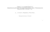 GI07/COMPM012: Mathematical Programming and Research ... GI07/COMPM012: Mathematical Programming and