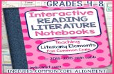Interactive Reading Literature Notebooks · Interactive notebooks should not be another thing added to your day on top of what you are already doing. Instead, change what you are