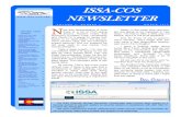 ISSA-COS NEWSLETTER€¦ · going to be conducting this Spring, and when I mentioned “disgruntled employees” and “furlough” in the same sentence, there was a bit of nervous